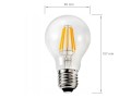 Żarówka LED E27 12W Filament - Biały ciepły (3000K)