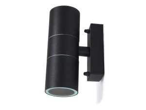 Lampa elewacyjna - kinkiet ogrodowy - oprawa zewnętrzna GU10 LED Elor - Czarna
