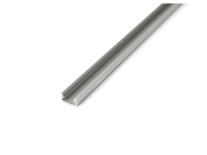 Profil aluminiowy A do taśm LED - Srebrny surowy - 1m