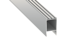Profil aluminiowy Claro do taśm LED - Srebrny anodowany - 1m