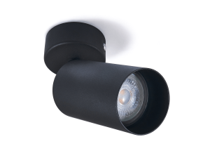 Oprawa halogenowa natynkowa ścienno - sufitowa LED Viki L x1 - Czarna