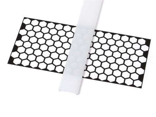 Klosz Basic PVC Mrożony do profilu aluminiowego - 1m