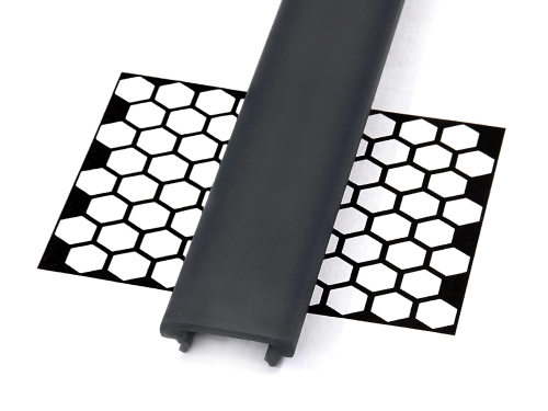 Klosz High PMMA Czarny do profilu aluminiowego - 1m