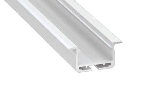 Profil aluminiowy inSILEDA do taśm LED - Biały lakierowany - 1m
