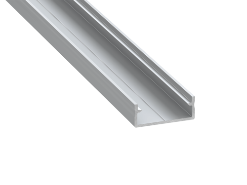 Profil aluminiowy DUAL do taśm LED - Srebrny anodowany - 2m