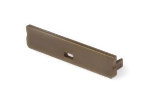 Zaślepka do profilu Solis z otworem - Inox