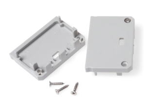 Zaślepka do profilu Iledo z otworem - Srebrna