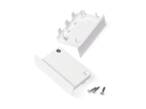 Zaślepka do profilu Inso bez otworu - Biała