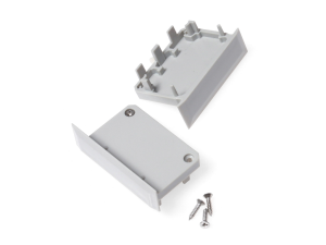 Zaślepka do profilu Inso bez otworu - Srebrna