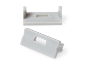 Zaślepka do profilu Terra z otworem - Srebrna