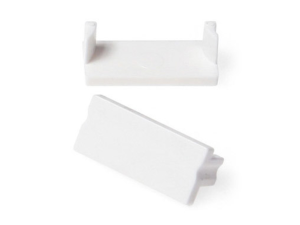 Zaślepka do profilu Terra bez otworu - Biała