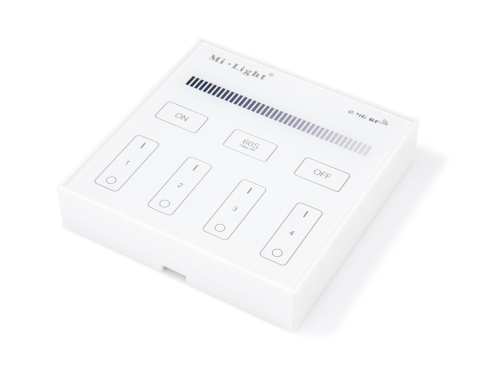 Mi-Light MiBoxer B1 panel ścienny 4 strefy jasność 2.4 GHz biały