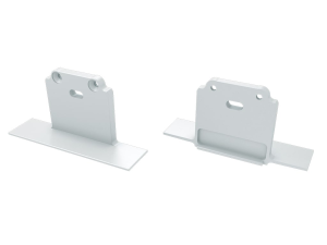 Zaślepka do profilu Subli z otworem - Biała