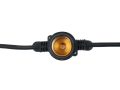 Zestaw: Girlanda ogrodowa 10m 20xE27 + 20x Żarówka LED E27 1.3W filament