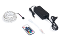 Zestaw taśma LED 12V | 5050 | 300LED | 5m | IP65 | RGB + sterownik RF17 + zasilacz 72W