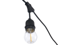Zestaw: Girlanda ogrodowa 10m 10xE27 + 10x Żarówka LED E27 6.5W filament