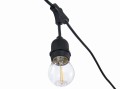 Zestaw: Girlanda ogrodowa 10m 10xE27 + 10x Żarówka LED E27 1.3W filament