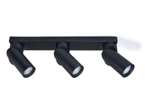 Oprawa halogenowa natynkowa ścienno - sufitowa LED Rita x3 - Czarna