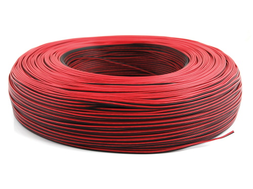 Przewód 2PIN x 0.35 do taśm LED jednokolorowych i innych urządzeń elektrycznych rolka 200m