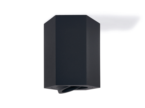 Oprawa halogenowa natynkowa ruchoma z aluminium LED Areno - Czarna