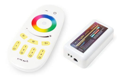 Komplet Pilot Strefowy RF-RGB-4SK + Kontroler do taśm RGB