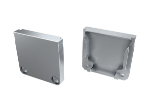 Zaślepka do profilu DILEDA bez otworu - Srebrna