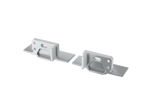 Zaślepka do profilu MONO lewa z otworem – Srebrna
