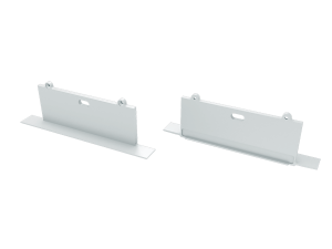 Zaślepka do profilu SORGA  z otworem - Biała