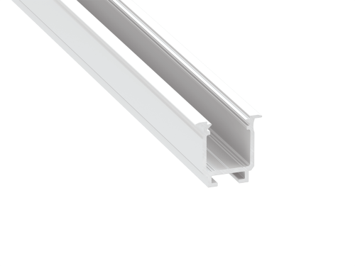 Profil aluminiowy W do taśm LED - Biały - 2m