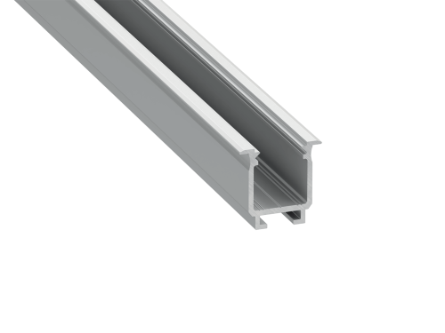 Profil aluminiowy W do taśm LED - Srebrny anodowany - 1m