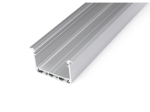 Profil aluminiowy Inso do taśm LED - Srebrny anodowany - 1m