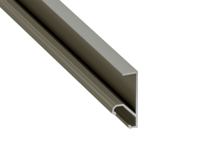 Profil aluminiowy Q18 do taśm LED - Inox - 1m