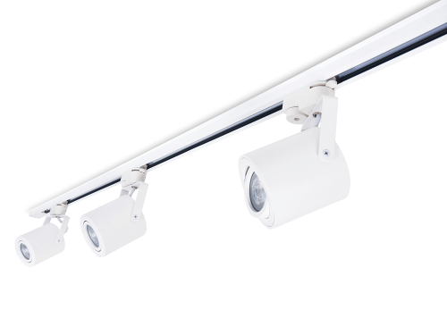 Zestaw Steka Cubo lampa szynowa LED GU10 x3 + szynoprzewód 1.5m - Biały