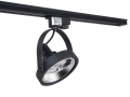 Zestaw Steka Leon lampa szynowa LED AR111 GU10 x3 + szynoprzewód 1.5m - Czarny