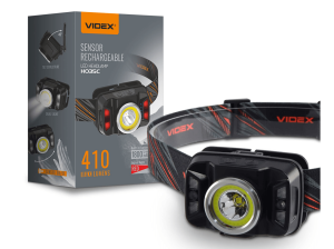 Ładowalna latarka czołowa LED 5W + COB IP65 - Biały neutralny (5000K) - 410Lm