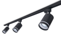 Zestaw Steka Ring lampa szynowa LED GU10 x3 + szynoprzewód 1.5m - Czarny