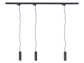 Zestaw Steka Ring lampa szynowa LED GU10 x3 + szynoprzewód 1.5m - Czarny