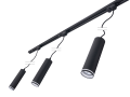 Zestaw Steka Ring lampa szynowa LED GU10 x3 + szynoprzewód 1.5m - Czarny