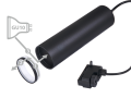 Zestaw Steka Ring lampa szynowa LED GU10 x3 + szynoprzewód 1.5m - Czarny