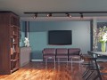 Zestaw Steka Klemens lampa szynowa LED GU10 x4 + szynoprzewód 2m - Czarny