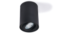 Oprawa halogenowa natynkowa ruchoma okrągła LED Busto S – Czarny