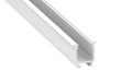 Profil aluminiowy W do taśm LED - Biały - 2m