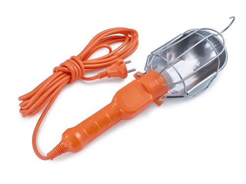 Lampa warsztatowa LED E27 230V  - na kablu 5m 