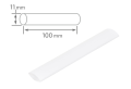 Koszulka izolacyjna termokurczliwa Φ11x100mm