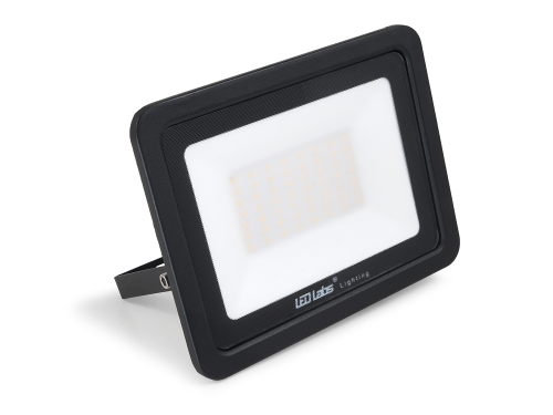 Naświetlacz - halogen LED 50W - Drago Czarny - Biały neutralny (4000K) - 3 lata gwarancji