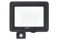 Naświetlacz - halogen z czujnikiem ruchu LED 100W - Drago Czarny - Biały neutralny (4000K) - 3 lata gwarancji