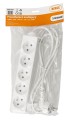 Przedłużacz listwowy 1.5m - 5 x gniazdo zasilające 230V - Biały
