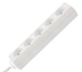 Przedłużacz listwowy 1.5m - 5 x gniazdo zasilające 230V - Biały
