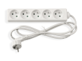 Przedłużacz listwowy 1.5m - 5 x gniazdo zasilające 230V - Biały