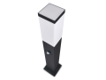 Lampa ogrodowa z czujnikiem ruchu - oprawa stojąca E27 LED Havana 65cm - Czarna